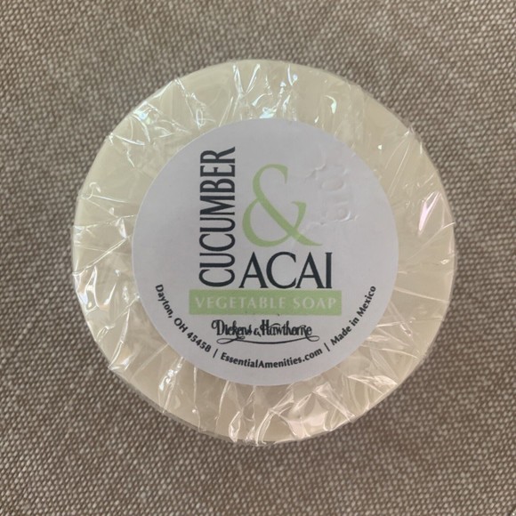 Dickens & Hawthorne FACIAL SOAP PLEAT WRAP lot of 6 tea tree, cucumber acai - Picture 3 of 5